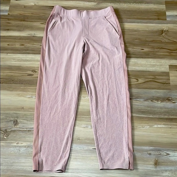 Athleta Brooklyn Textured Ankle Pants Taupe Womens 4 Style 982287-01 Athleisure - Picture 2 of 13